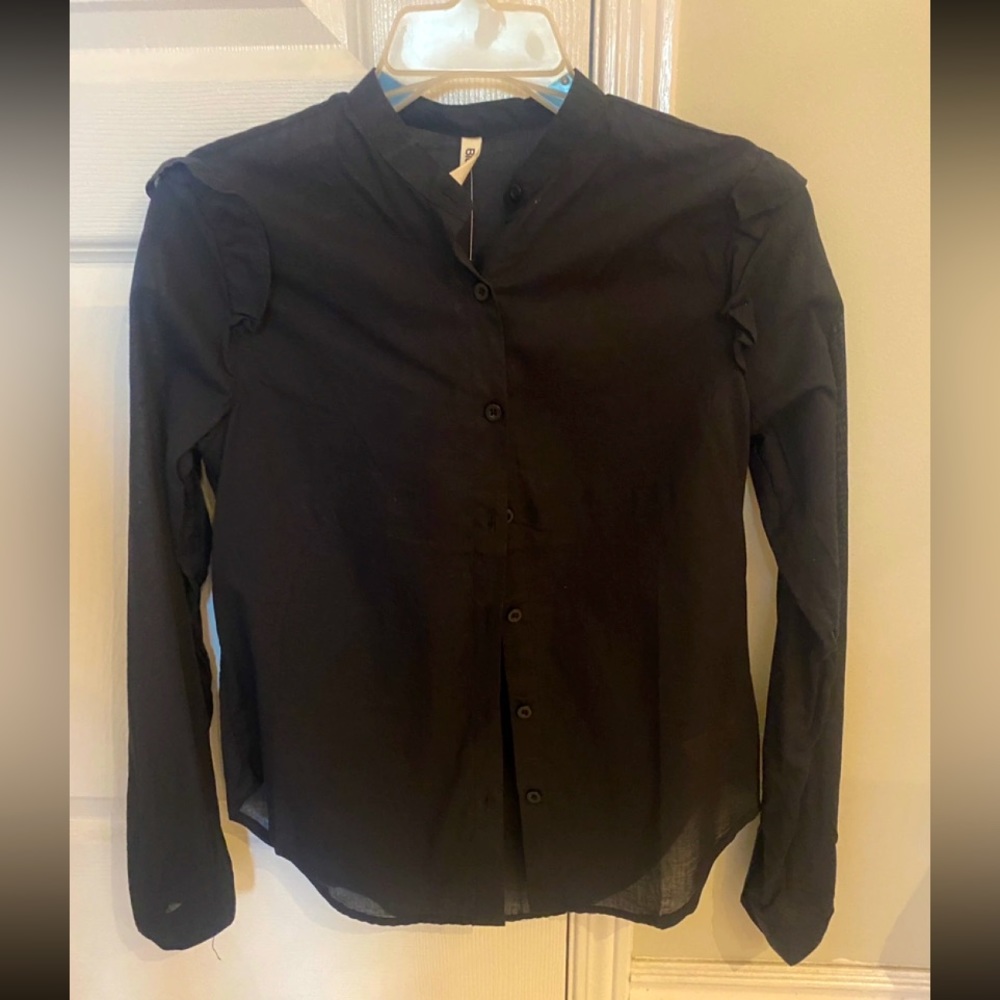 Bluenotes black blouse